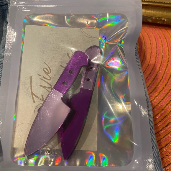 Handmade Knife Earrings. NWT - Picture 6 of 7